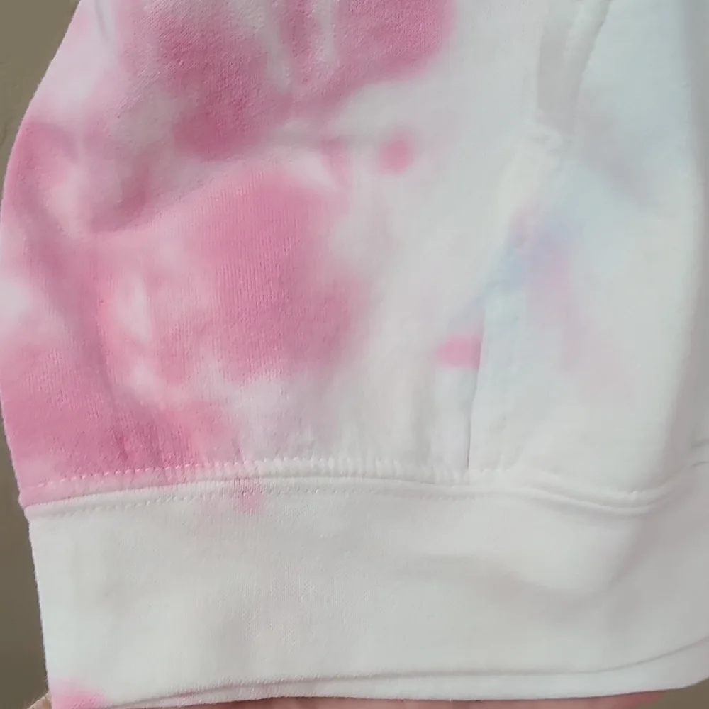 Cup Noodles X Hello Kitty Blue Pink White Tie Dye Cup Noodles Hoodie XL - Picture 5 of 14